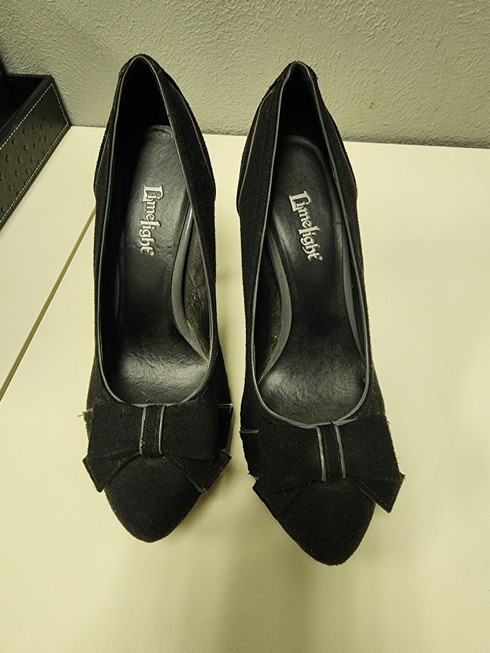 Limelight Black Pointed Bow Pump - Women's Dress Heels